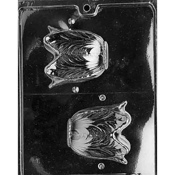 Grandmama's Goodies F071 Flower Desert Cup Chocolate Candy Soap Mold with Exclusive Molding Instructions