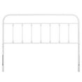 thumbnail image 4 of Headboard, King Size, Metal, White, Modern Contemporary Urban Design, Bedroom Master Guest Suite, 4 of 6