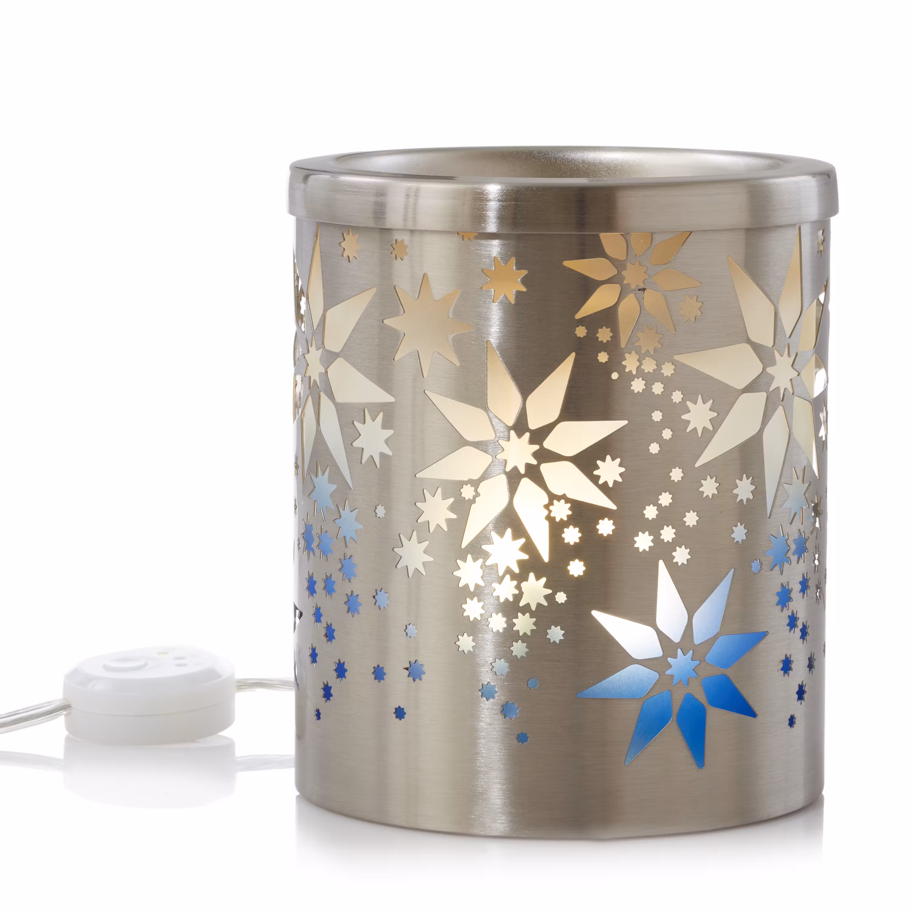 thumbnail image 4 of Yankee Candle Dimensional Star Collection with LED and Timer Scenterpiece Holiday Gift Set with a North Pole Hideaway and a Big Apple Christmas Fragranced Meltcups 3-pc Set, 4 of 4