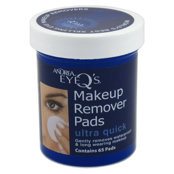 Andrea Eye Q'S 65 Count Dry Skin Ultra Quick Blue (Pack of 3)