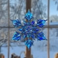 thumbnail image 5 of Christmas Fairy Tale Snowflake Acrylic Ornament with Sparkling Christmas Ornament Touch for Snowflake Decor Tree Hanging Holiday Display, 5 of 6