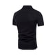 thumbnail image 3 of pstuiky camisetas para hombre, Suéter casual de manga corta con cuello alto y diseño liso cómodo para hombre camisetas de hombre m, 3 of 3