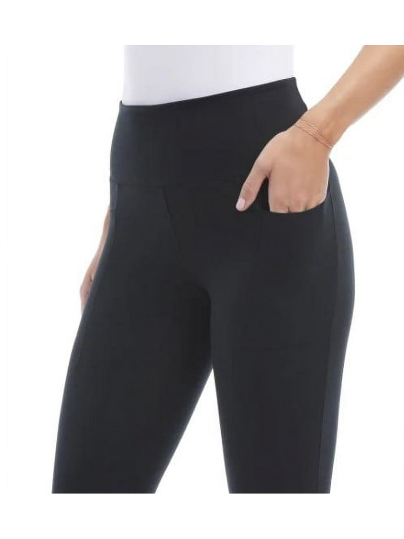 Danskin Ladies' High Rise Midweight Legging (Black, Large