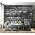 thumbnail image 6 of Tiptophomedecor Background & Patterns Wallpaper Wall Mural - Concrete Slate Tiles, 6 of 8