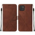 thumbnail image 3 of Allytech Case for Samsung Galaxy A03 Cover with Card Holder Folio Wallet Case, Kickstand PU Leather Magnetic Closure Soft TPU Back Protective Cover with Hand Strap for Galaxy A03, Brown, 3 of 3