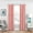 Coral, variant on Eclipse Naya Geometric Thermaweave Blackout Rod Pocket 37 x 84 Curtain Panel in Grey