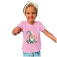 thumbnail image 2 of Penkiiy T-Shirts de Pâques pour Enfants Tout-Petits Garçons Filles Mode Mignon Imprimé Nain de Pâques Col Rond Manches Courtes 7 Ans Rose, 2 of 4
