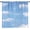 Space-1, variant on Clouds Curtains, Blue Sky White Cloud Pattern Window Treatments, Rod Pocket Thermal Insulated Drapes 2 Panels Set for Children Bedroom Living Room, 55" W X 39" L