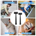 thumbnail image 4 of FONDOTIN 2Pcs Steel Rubber Hammers for Car Applications Double Percussion Surface Design Tile Hammer Tool, 4 of 5