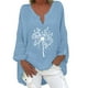 thumbnail image 1 of Tops Para Mujer Camisas de Manga Larga Blusas Moda Otoño Frente Abierto Ropa de Abrigo Suelta Abrigo de Impresión Odeerbi ODB152562, 1 of 5