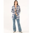 thumbnail image 3 of Roxy Let It Go Flannel Shirt Blue, 3 of 3