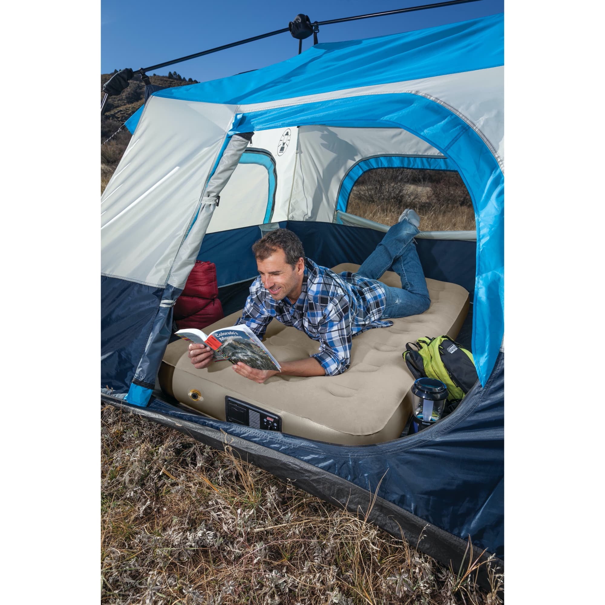 Coleman QuickBed Elite Extra High Airbed, Twin