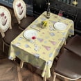 thumbnail image 2 of Yellow Princess Unicorn Pattern Rectangle Tablecloth 60"x120",Waterproof Polyester Rectangle Table Cloth, Wipeable Spillproof Polyester Tablecloth for Dining, Camping, Indoor and Outdoor, 2 of 6