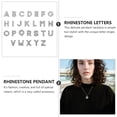 thumbnail image 2 of 26pcs Rhinestones Letters Alloy Letters Charm Beads for Wristband Bracelets, 2 of 7