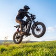 thumbnail image 5 of Electric Bike for Adults Rated Power 750W, 48V 15.6Ah Removable Battery, 30-70 Miles Range, 20" Fat Tire，rear rack， UL2849, 5 of 9