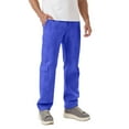 thumbnail image 3 of Ceisia Men's Loose Cargo Sweatpants with Elastic Drawstring Waist & Multi Pockets Blue L Gifts, 3 of 8