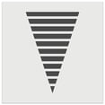 thumbnail image 1 of Thin Striped Pennant DIY Cookie Wall Craft Stencil - 9.0 Inch, 1 of 5