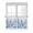 Blue, variant on Kitchen Curtains 54 Inches length, Blue Leaf Window Treatment Curtain Drapes, Watercolor Country Plant Monochrome Branch Thermal Insulated Drapes for Basement Hotel RV, 42"x54", 2 Panels