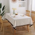 thumbnail image 1 of Jinsinto Nappe Rectangulaire Simple Moderne, Nappe 140 x 220CM, Nappe pour Cuisine Table Basse Salle à Manger, 1 of 3