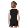 thumbnail image 2 of Nyeemya Kids Boys Workout Gymnastics Leotard and Shorts 2 Piece Sports Outfit for Beach Swimming Yellow Green 10, 2 of 7
