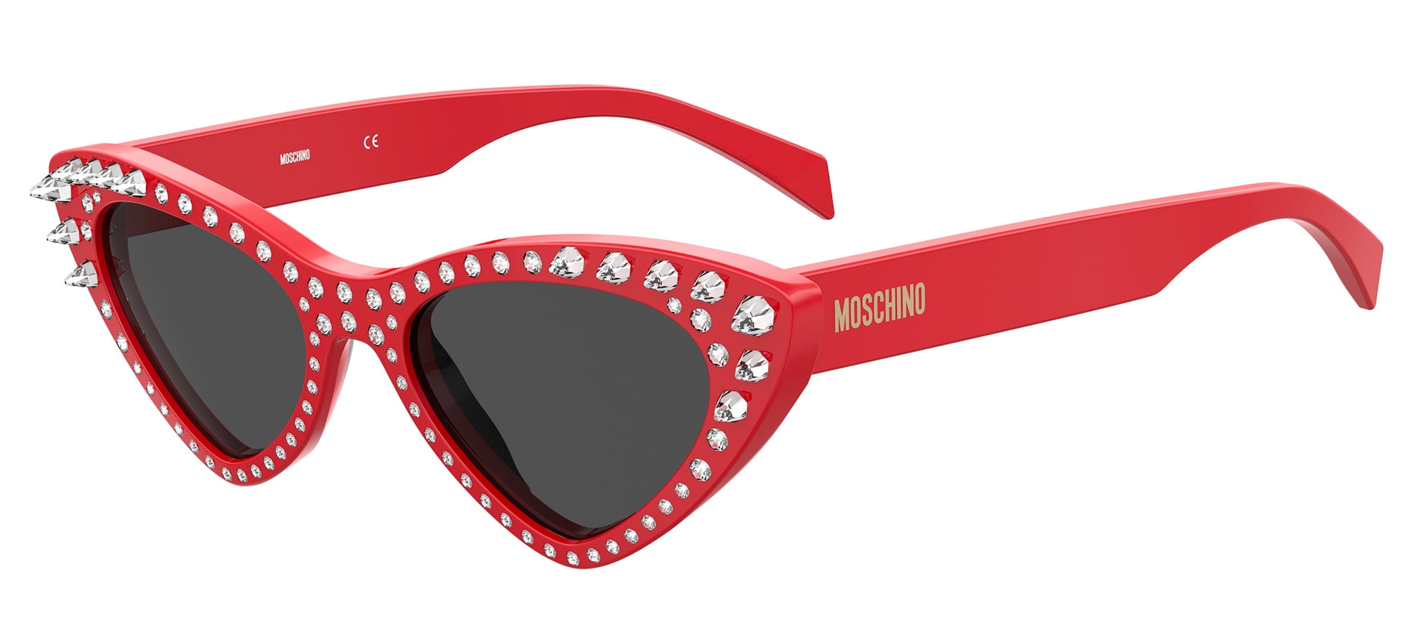 Sunglasses Moschino mos006/s/str Red/Dark Grey 52/18/140 woman 