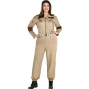 Party City Classic Ghostbusters Halloween Costume for Women, Plus Size, Includes Badges