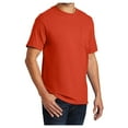 thumbnail image 4 of Yellow Rooster Men's Essential Cotton T-Shirt with Pocket Orange S, 4 of 6