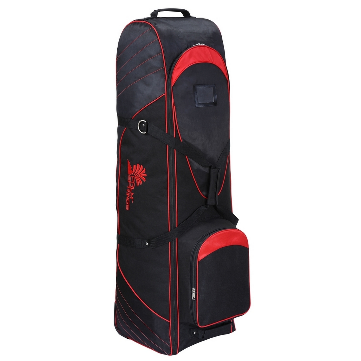 Palm Springs Golf Bag Tour Travel Cover V2 With Wheels Black/Red - image 3 of 3