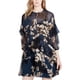 thumbnail image 1 of Rachel Roy Vestido acampanado con volantes para mujer, Azul, 0, 1 of 1