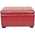 thumbnail image 2 of Safavieh Madison Small Rustic Solid Upholstered Storage Bench, 2 of 4