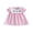 Pink-Goose, variant on Toddler Baby Girl Summer Striped Dress Little Baby Girl Silly Goose Big Sister Outfit 12 18 24 Months 2 3 4 5 Years Scalloped Collar Puff Short Sleeve Silly Goose Floral Embroidery Dress