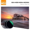 thumbnail image 2 of Kit de filtros de lentes K&F CONCEPT 95 mm ND4 ND8 ND64 ND1000, 2 of 7