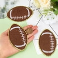 thumbnail image 4 of 6pcs 6pcs Football Embroidered Iron on Patches Rugby Self-Adhesive Cloth Patches Embroidered Applique Decoration Sewing Patches Repair Patch for T-Shirts Jackets Hats Jeans Caps Backpacks, 4 of 7