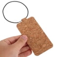 thumbnail image 3 of HONITANO 4Pcs Luggage Tags Square Beige Pu Durability For Frequent Travelers Luggage Claim, 3 of 8