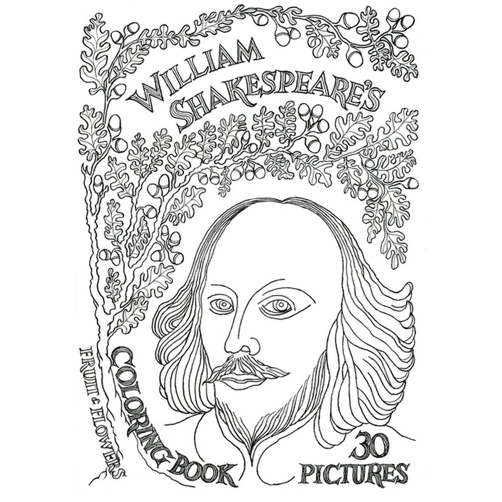 William Shakespeare&rsquo;s Coloring Book (Paperback) - Walmart.com - Walmart.com