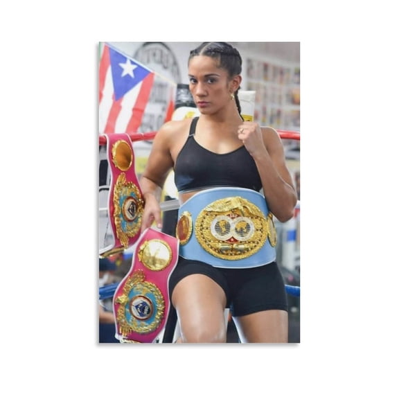 Amanda Serrano Canvas Poster Canvas Wall Art Prints Poster Gifts Photo Picture Painting Posters Room Decor Home Decorative 24x36inch(60x90cm)