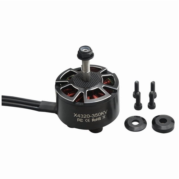 X4320 350KV Brushless Motor 3-12S Low Noise High Speed Long Range for 15inch RC FPV Drone Model Parts