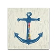 thumbnail image 1 of Trademark Fine Art 'Nautical Collage III on Linen' Canvas Art by Courtney Prahl, 1 of 3