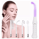 thumbnail image 5 of "Máquina Terapia Facial Alta Frecuencia Portátil 4 Electrodos Vidrio Belug, Blanco lila ", 5 of 5
