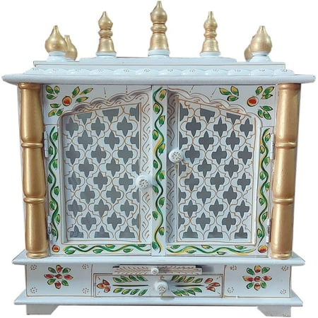 

Kamdhenu art and craft Wooden Home Temple (22 x 11 x 28inch)