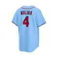 thumbnail image 3 of Chandail de Baseball pour Hommes St. Louis Cardinals MOLINA 4# Arena 28# Réplique pour Adulte avec Nom de Joueur Chandail Bleu Marine, 3 of 4