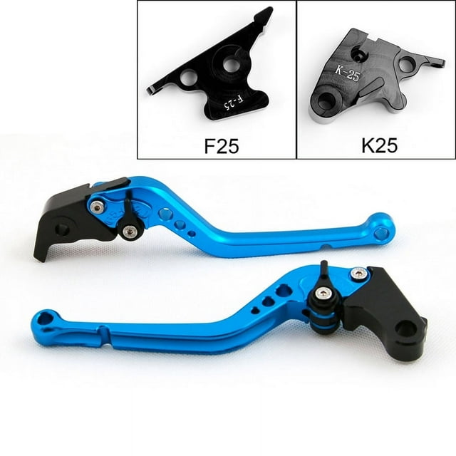 Long Brake Clutch Levers Fit For Kawasaki NINJA 250R 2008-2012 Blue