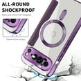 thumbnail image 5 of for Google Pixel 9 Pro XL Wallet Case Magnetic with Mag Safe, PU Leather RFID Blocking Card Holders Shockproof Flip Phone Cover Slim Clear Purse Case for Google Pixel 9 Pro XL, Purple, 5 of 8