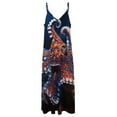 thumbnail image 3 of Octopus in The Mysterious Ocean Sleeveless Dress for Women Clothing Female Women's Summer Skirt, 3 of 6
