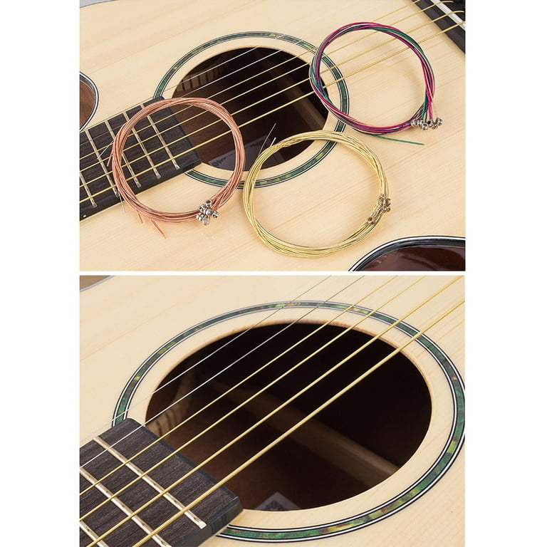 3Set Universal Steel Acoustic Folk Guitar Strings - Jeu De Cordes