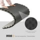 thumbnail image 4 of Kit 10pz Tatami Piso de Hule Profesional Para Gimnasio Artes Marciales Marthing 1m2 c/u, Protector de Piso Maquinas de Ejercicio Facil de Colocar y Limpiar Antidezlizante Bicolor Gris / Negro, 4 of 10