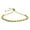 Yellow Gold-Tone, variant on Rhodium Plated Sterling Silver Beaded Lariat Bracelet