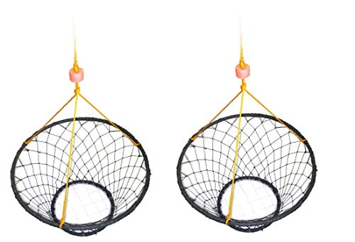 2 Pack of KUFA Sports Vinyl Coated Steel Ring Crab Trap (Size:ø30