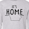 thumbnail image 4 of Inktastic It's Home- State of Iowa  Outline Distressed Text Long Sleeve Youth T-Shirt, 4 of 5