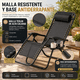 thumbnail image 4 of 2 Silla Camastro Plegable Gravedad 0 Reclinable Exteriores negro, 4 of 10